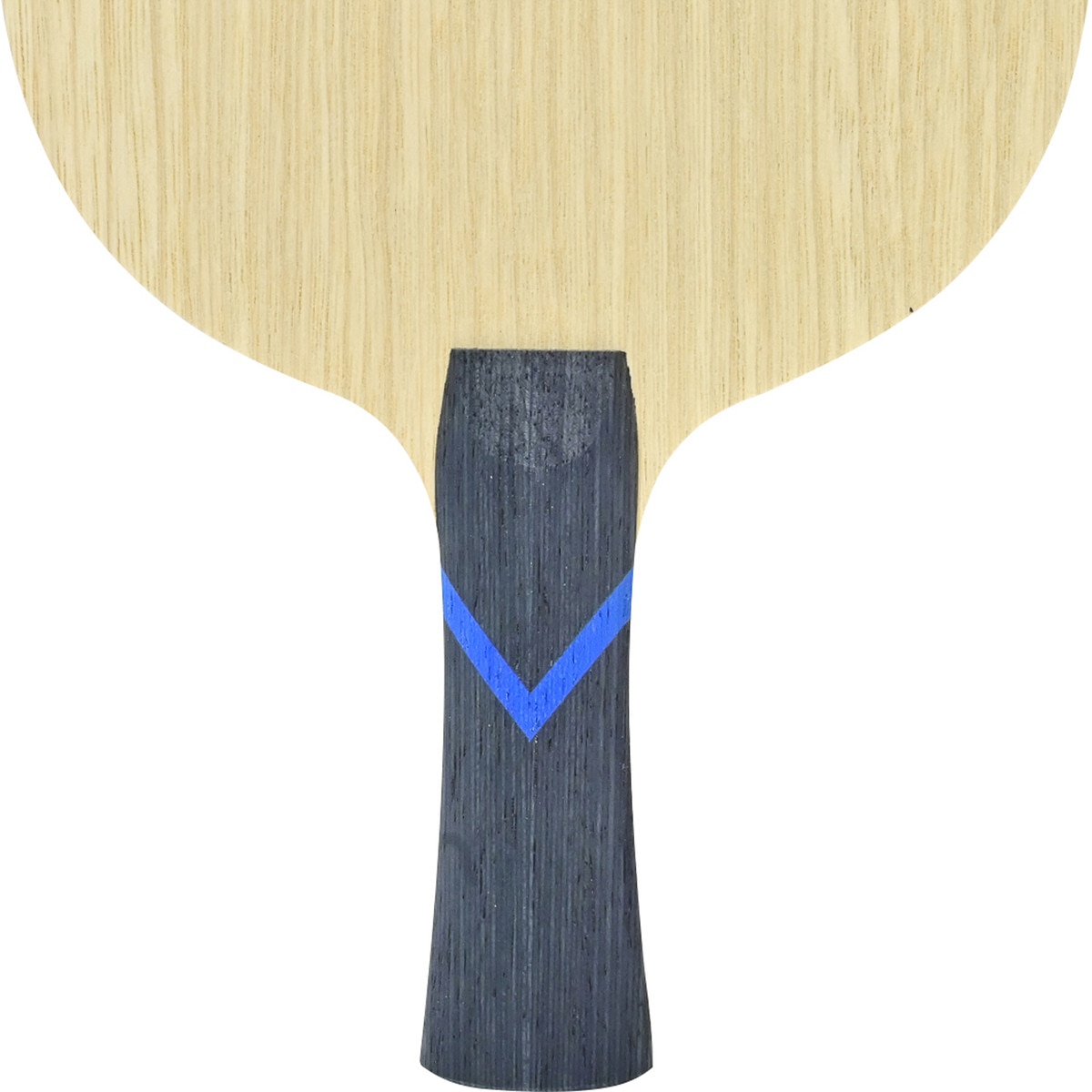 BalsaCarbo X7 22 Blade: Backside of Lower Third of the Flared Handle Type
